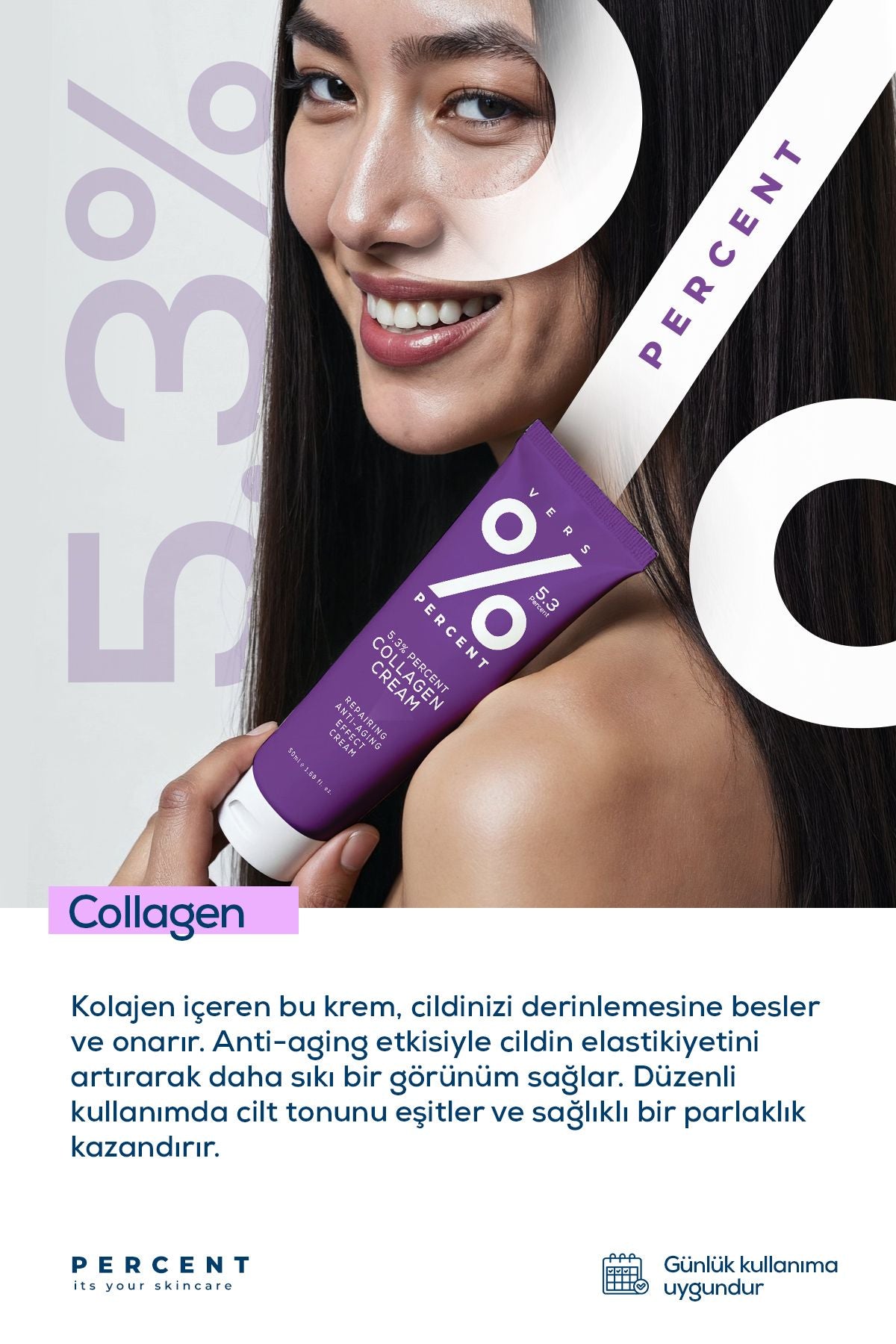 Percent Onarıcı ve Anti-Aging Etkili Krem