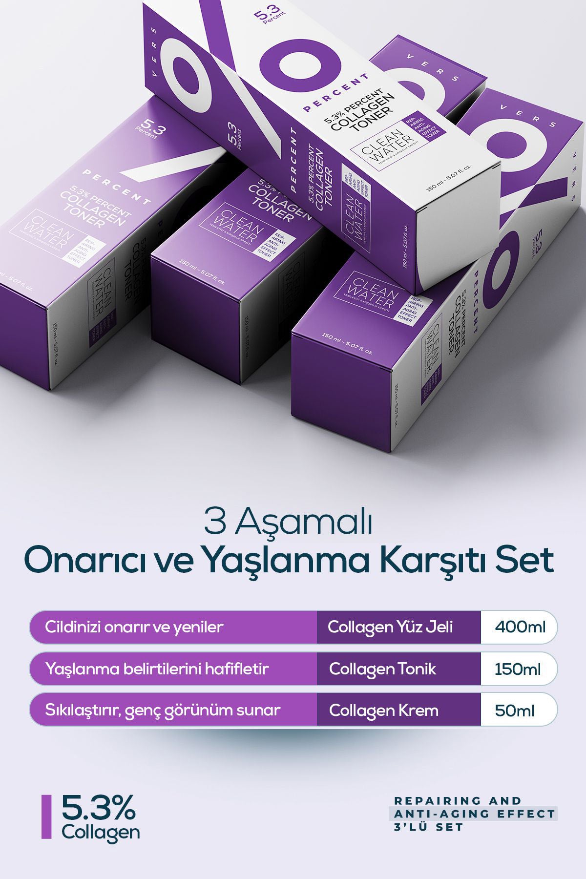 Percent Onarıcı ve Anti-Aging Etkili Set