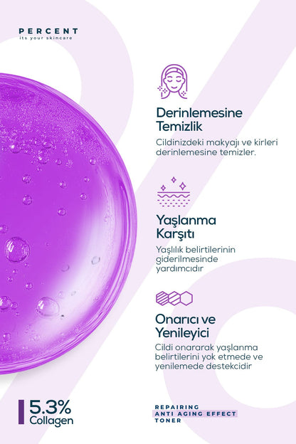 Percent Onarıcı ve Anti-Aging Etkili Tonik