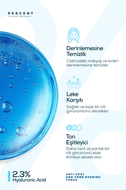 Percent Leke Karşıtı ve Ton Eşitleyici Tonik